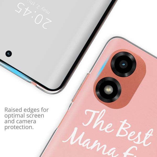 Gestalte deine eigene Clear Case Motorola Moto G04 / G24 / G24 Power - Transparent