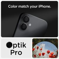 Spigen Optik Pro EZ Fit Lens Protector 2er-Pack Apple iPhone 16 / 16 Plus / 17 - Schwarz