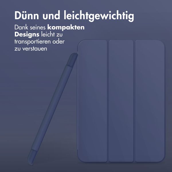 Accezz Smarte Klapphülle aus Silikon Samsung Galaxy Tab A11 Plus / A9 Plus - Dunkelblau