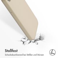 Accezz Liquid Silikoncase mit MagSafe Apple iPhone 17e / 16e - Stone