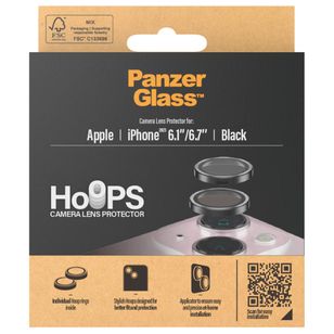 PanzerGlass Kameraprotektor Hoops Optic Rings für das Apple iPhone 15 / 15 Plus Apple iPhone 15 / 15 Plus