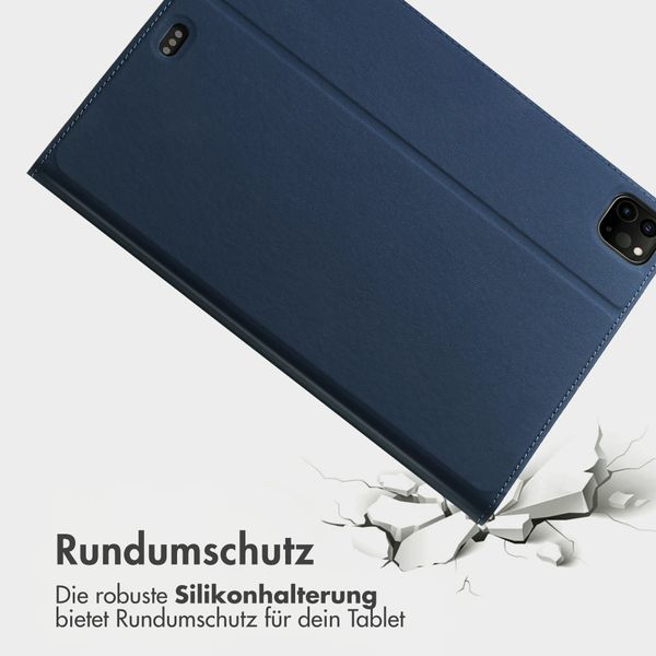 Accezz Classic Klapphülle Apple iPad Pro 12.9 (2020/2021/2022) - Dunkelblau