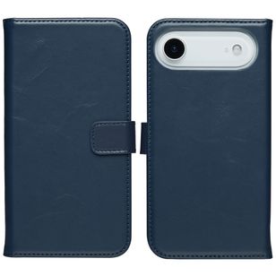 Selencia Echtleder Klapphülle Apple iPhone Air - Blau