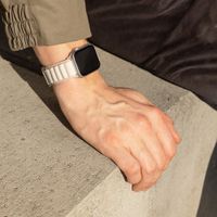 Accezz Nylon Alpine Armband für Apple Watch | 44/45/46/49 mm - Polarstern