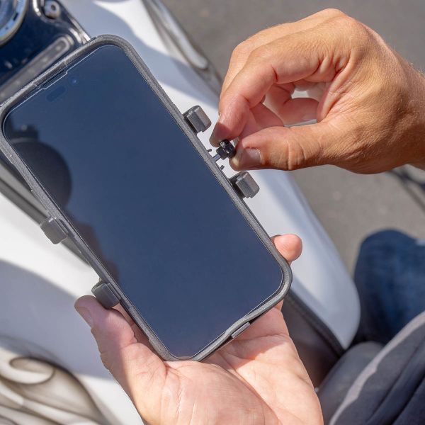 SP Connect Universal Phone Clamp Max SPC+ Fahrrad-Handyhalterung - Geeignet für SPC+ Halterungen - Schwarz