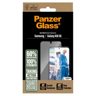 PanzerGlass Ultra-Wide Fit Antibakterieller Displayschutz mit Applikator Samsung Galaxy A56