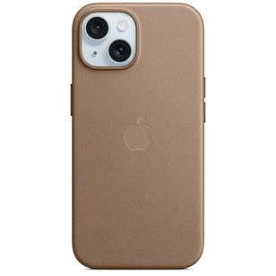 Apple FineWoven Back Cover MagSafe Apple iPhone 15 - Taupe