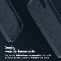 Accezz MagSafe Leather Backcover Apple iPhone 17 - Nightfall Blue