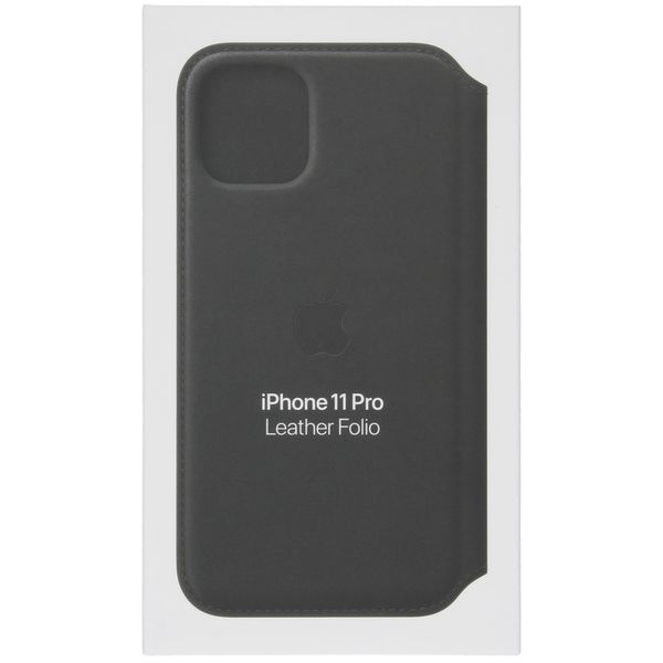 Apple Leather Folio Klapphülle Apple iPhone 11 Pro - Schwarz