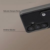 Selencia Riva Back Cover mit Kartenfach Samsung Galaxy S26 - Schwarz