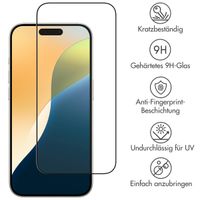 Accezz Full Cover Screen Protector aus gehärtetem Glas Apple iPhone 17 / 17 Pro / 16 Pro