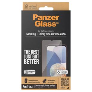 PanzerGlass Refresh Ultra-Wide Fit Anti-Bacterial Screenprotector inkl. Applikator Samsung Galaxy A15 (5G)