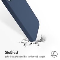 Accezz Liquid Silikoncase mit MagSafe Apple iPhone 17e / 16e - Dunkelblau