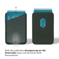 Accezz Lederkartenhalter - Geeignet für MagSafe und Qi2 - Cedar Green