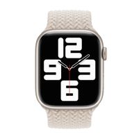 Apple Geflochtenes Solo Loop für  Apple Watch | 44/45/46/49 mm - Größe 11 - Starlight