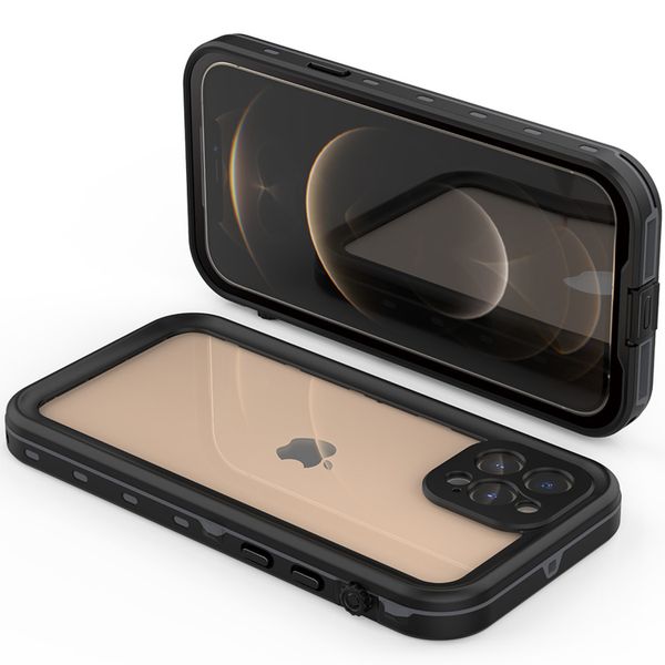 Redpepper Dot Waterproof Case Apple iPhone 12 Pro - Schwarz