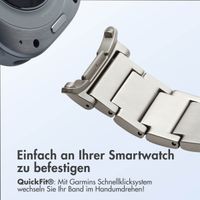 Accezz Mattes Titanstahlarmband für Samsung Galaxy Watch Ultra 2 (2026) / Ultra (2024/2025) - Titanium