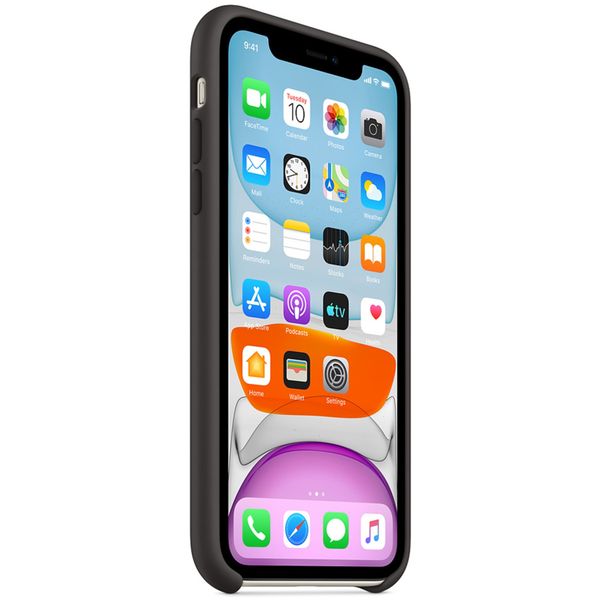 Apple Silikoncase Apple iPhone 11 - Schwarz