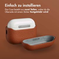 Accezz Echtleder Case  Apple Airpods Pro 3 - Cognac