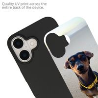 Gestalte deine eigene Apple iPhone 16 Gel Hülle - Schwarz