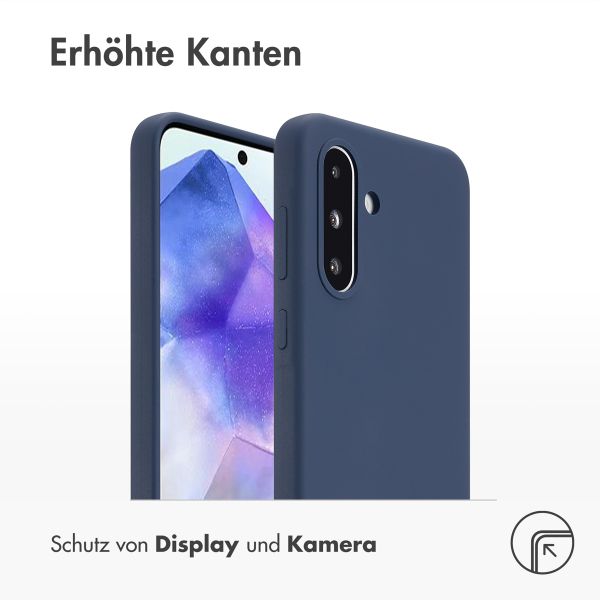 Accezz Liquid Silikoncase Samsung Galaxy A36 / A56 - Dunkelblau