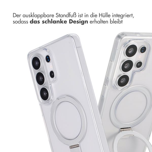 Accezz Ring Stand Backcover mit MagSafe Samsung Galaxy S26 Ultra - Transparent