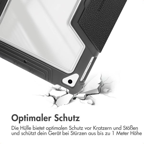 Accezz Rugged Trifold Klapphülle Apple iPad 6 (2018) 9.7 Zoll / iPad 5 (2017) 9.7 Zoll / Air 2 (2014)/Air 1 (2013) - Schwarz