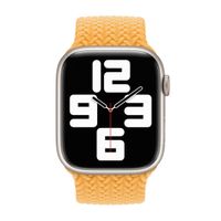 Apple Geflochtenes Solo Loop für  Apple Watch | 38/40/41/42 mm - Größe 3 - Maize