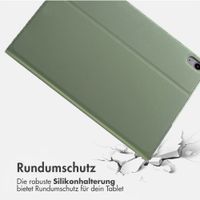 Accezz Classic Klapphülle Apple iPad 11 (2025) 11 Zoll A16 / iPad 10 (2022) 10.9 Zoll - Grün