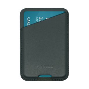 Accezz Lederkartenhalter - Geeignet für MagSafe und Qi2 - Cedar Green