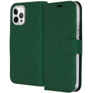 Accezz Wallet TPU Klapphülle Apple iPhone 12 Pro Max - Grün