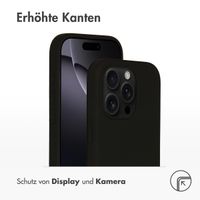 Accezz Liquid Silikoncase mit MagSafe Apple iPhone 16 Pro - Schwarz