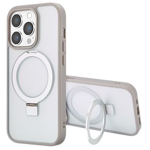 Accezz Ring Stand Backcover mit MagSafe Apple iPhone 14 Pro Max - Grau
