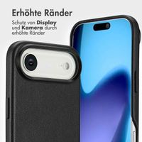 Accezz 2-in-1 Klapphülle aus Leder mit MagSafe Apple iPhone Air - Onyx Black