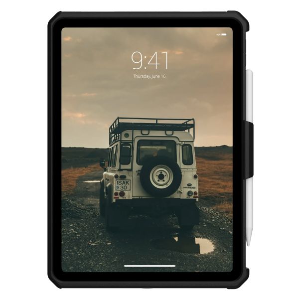 UAG Scout Backcover mit Ständer und Handschlaufe Apple iPad 11 (2025) 11 Zoll A16 / iPad 10 (2022) 10.9 Zoll - Black