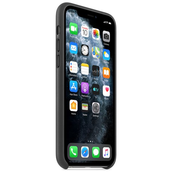 Apple Leder-Case Apple iPhone 11 Pro - Schwarz