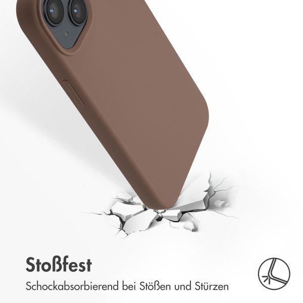Accezz Liquid Silikoncase mit MagSafe Apple iPhone 14 / 13 - New Tea Brown