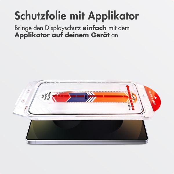 Accezz Gehärteter Glas-Schutz + Applikator Samsung Galaxy S26 Ultra