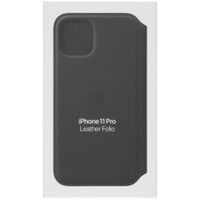 Apple Leather Folio Klapphülle Apple iPhone 11 Pro - Schwarz