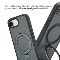 Accezz Ring Stand Backcover mit MagSafe Apple iPhone 17e / 16e - Schwarz