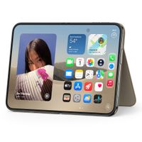 Apple Klapphülle mit Standfunktion Apple iPhone Duo - Taupe