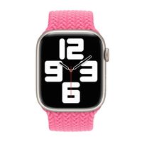 Apple Geflochtenes Solo Loop für  Apple Watch | 38/40/41/42 mm - Größe 8 - Flamingo