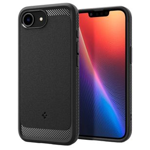 Spigen Rugged Armor Backcover MagSafe Apple iPhone 17e / 16e - Matte Black
