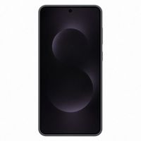 Samsung Original Silikon Cover Samsung Galaxy S25 Edge - Schwarz