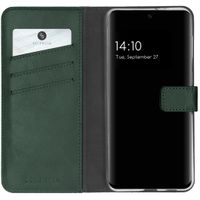 Selencia Echtleder Klapphülle Samsung Galaxy A32 (4G) - Grün