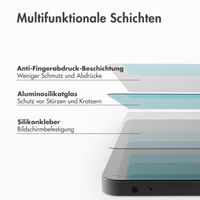 Accezz Schutzfolie aus gehärtetem Glas mit Applikator Apple iPad 11 (2025) 11 Zoll A16 / iPad 10 (2022) 10.9 Zoll