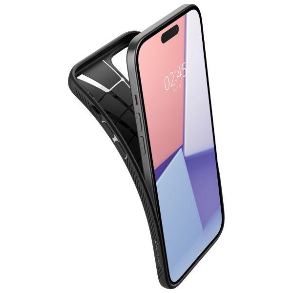 Spigen Liquid Air™ Backcover Apple iPhone 15 - Matte Black