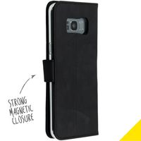 Accezz Wallet TPU Klapphülle Samsung Galaxy S8 Plus - Schwarz