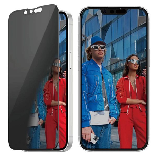 PanzerGlass Ultra Wide Fit Antibakterieller Screen Protector mit Sichtschutz inkl. Applikator Apple iPhone 17e / 16e / 14 / 13 / 13 Pro