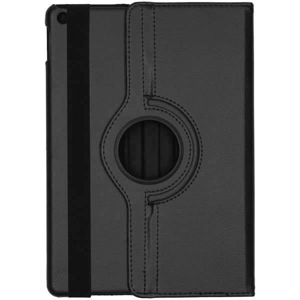 Accezz 360° drehbare Klapphülle Apple iPad 9 (2021) 10.2 Zoll / iPad 8 (2020) 10.2 Zoll / iPad 7 (2019) 10.2 Zoll - Schwarz